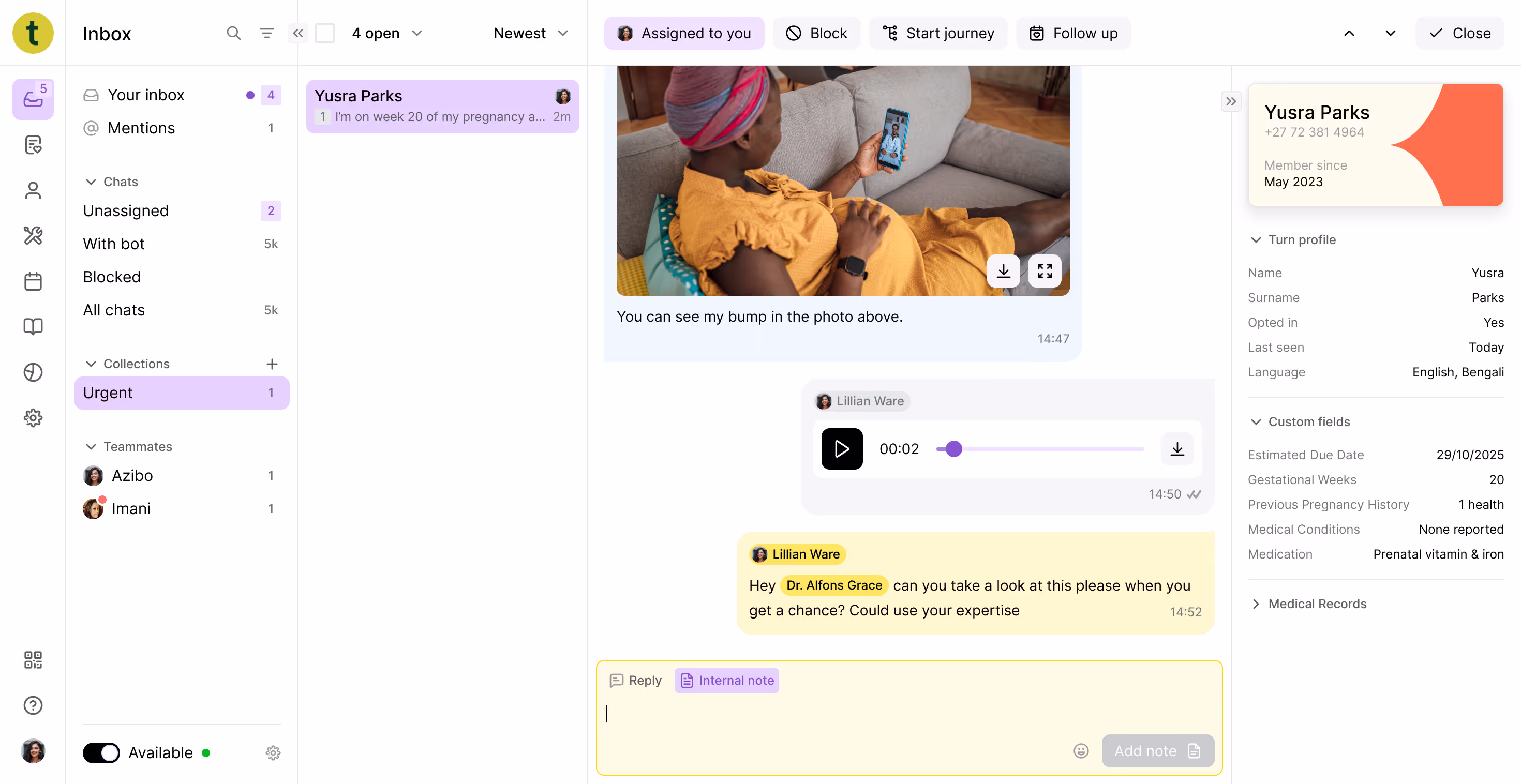 A demo of Turn.io